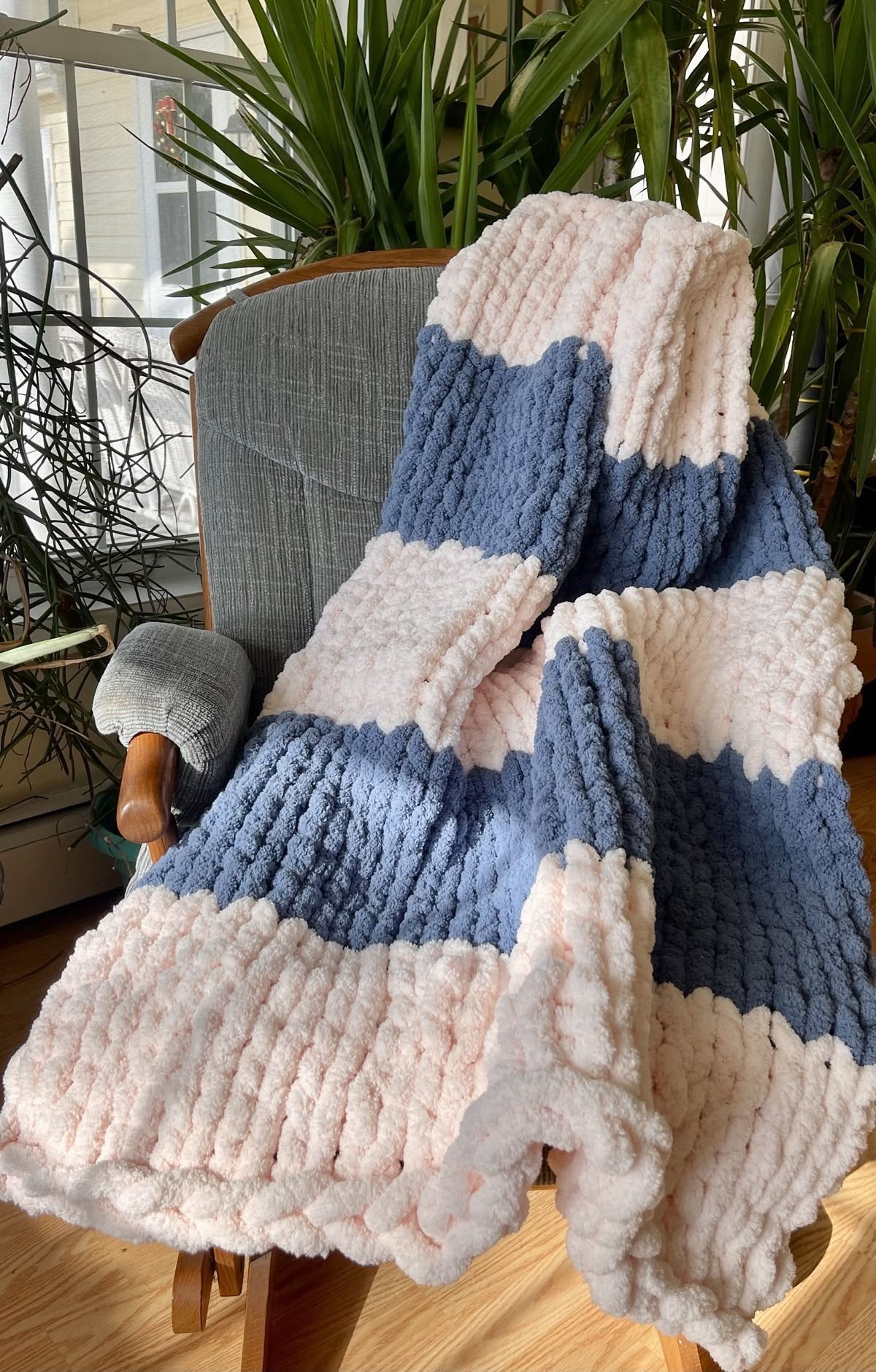 Custom Chunky Knit Blanket