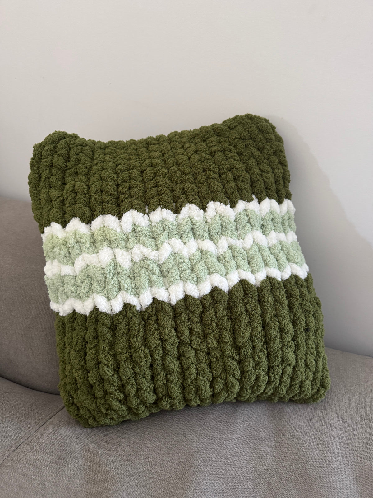 Custom Chunky Knit Pillow
