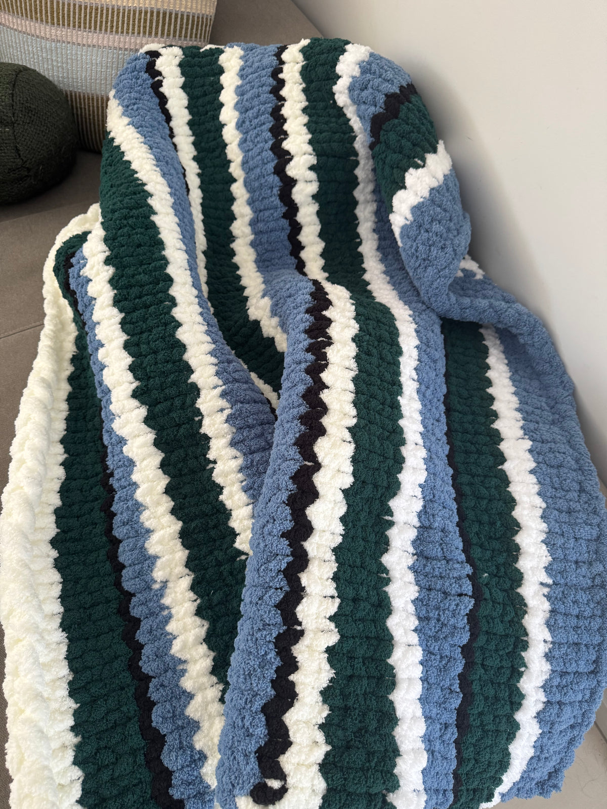 Custom Chunky Knit Blanket