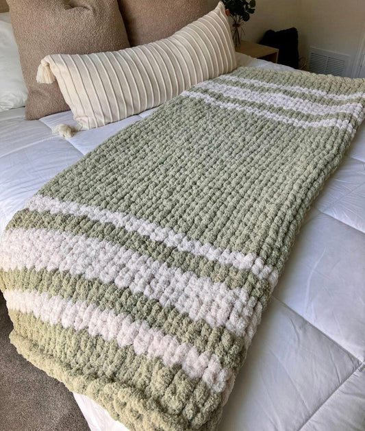 Custom Chunky Knit Blanket
